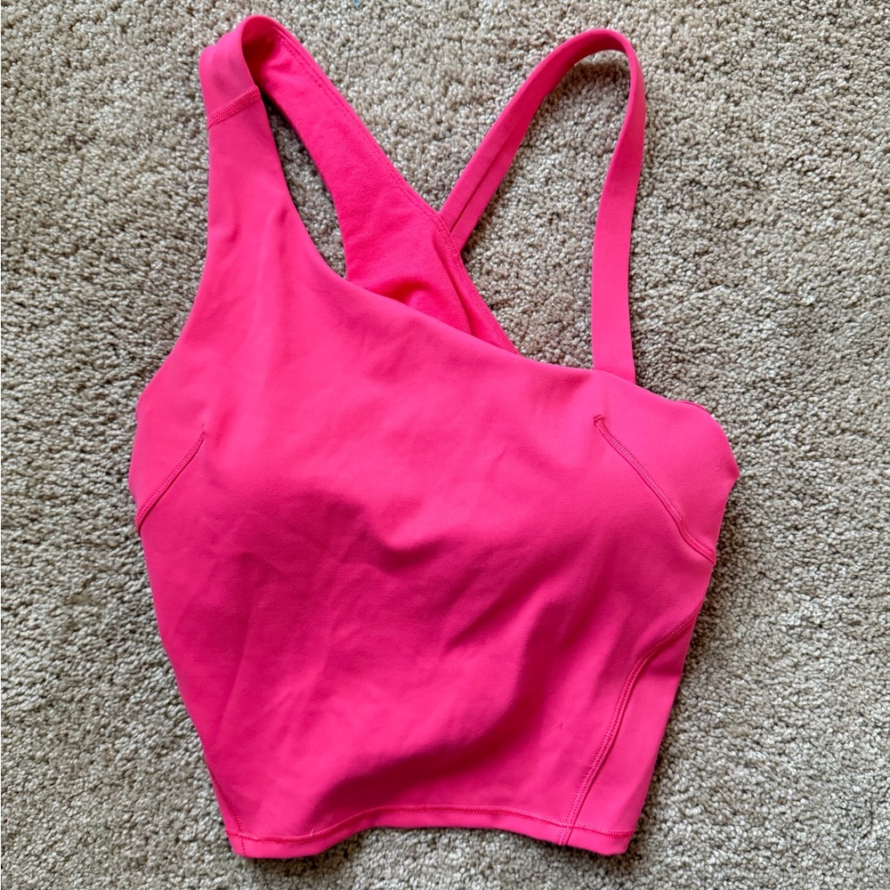 Hot Pink lululemon long bra